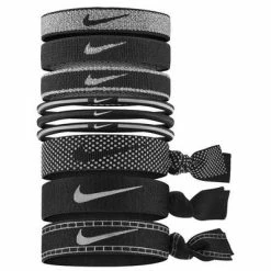 Nike Ponytail Holders (Pack Of 9) - Black