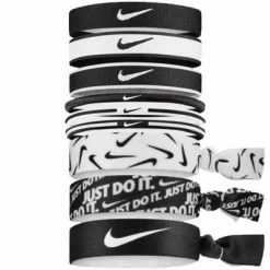 Nike Ponytail Holders (Pack Of 9) - Black/White