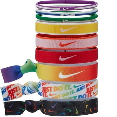 Nike Ponytail Holders (Pack Of 9) - Multicolour