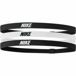 Nike Elasticated Hairbands (Pack Of 3) - Black/White