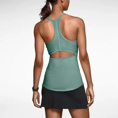Nike Womens Premier Maria Tank - Diffused Jade/Matte Silver - Image 2