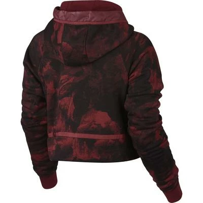 Nike Womens Sportswear Hoodie - Dark Team Red 4 Nike Womens Sportswear Hoodie - Dark Team Red - Image 2