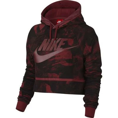 Nike Womens Sportswear Hoodie - Dark Team Red 3 Nike Womens Sportswear Hoodie - Dark Team Red