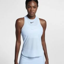 Nike Womens Dry Slam Tank Top - Hydrogen Blue