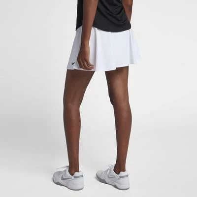 Nike Womens Dry Tennis Skirt - White/Black - Image 2