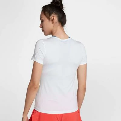 Nike Pro Womens Short Sleeved Training Top - White 4 Nike Pro Womens Short Sleeved Training Top - White - Image 2
