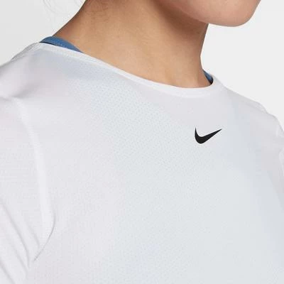 Nike Pro Womens Short Sleeved Training Top - White 6 Nike Pro Womens Short Sleeved Training Top - White - Image 4