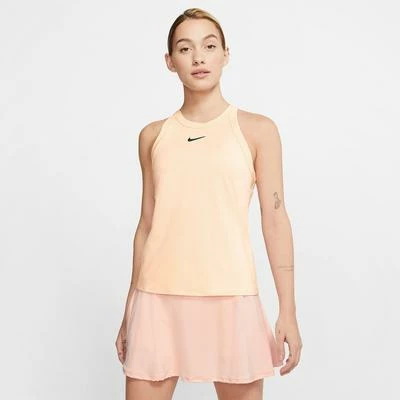 Nike Womens Dri-FIT Tennis Tank - Pastel Yellow