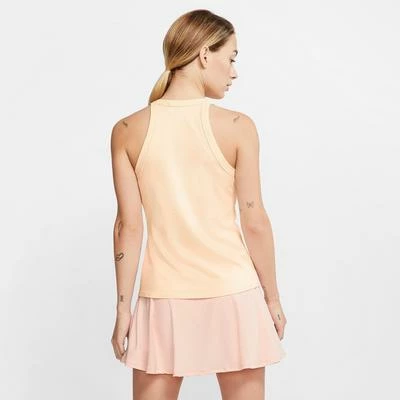 Nike Womens Dri-FIT Tennis Tank - Pastel Yellow - Image 2