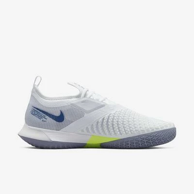 Nike Mens React Vapor NXT Tennis Shoes - White/Ashen Slate/Mystic Navy - Image 3