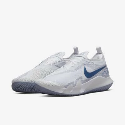 Nike Mens React Vapor NXT Tennis Shoes - White/Ashen Slate/Mystic Navy - Image 5