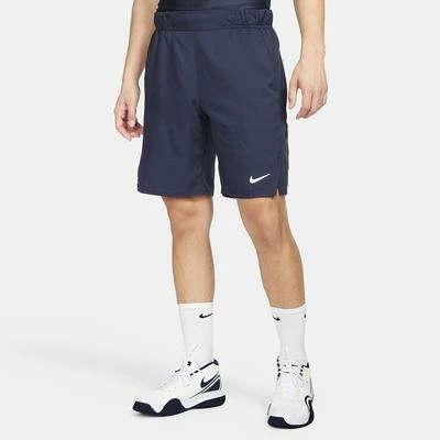 Nike Mens Victory 9 Inch Tennis Shorts - Obsidian - Image 2