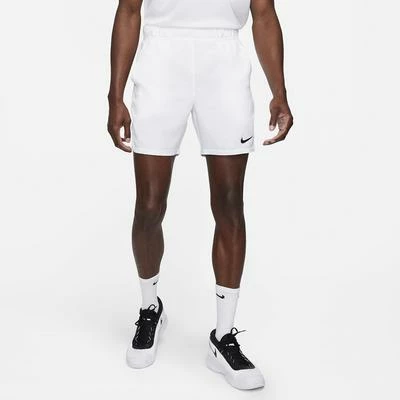 Nike Mens Victory Tennis Shorts - White - Image 2