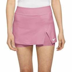 Nike Womens Court Victory Tennis Skirt (Tall) - Elemental Pink/White