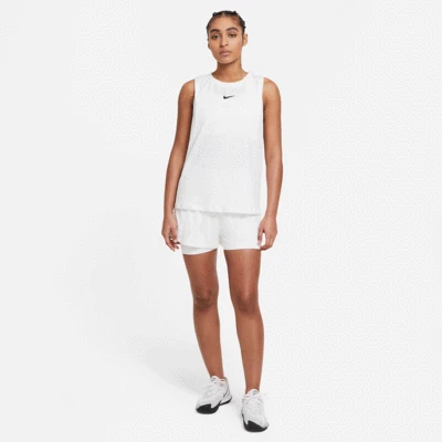 Nike Womens Advantage Tennis Tank - White - Image 4