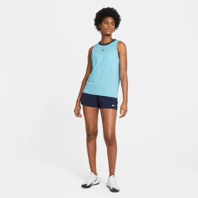 Nike Womens Advantage Tennis Tank - Blue - Image 4