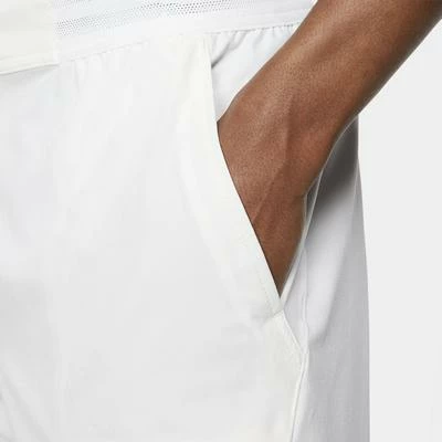 Nike Mens Advantage Tennis Shorts - White - Image 6