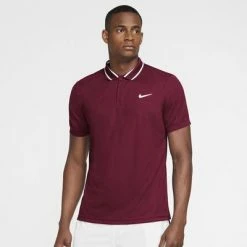 Nike Mens Dri-FIT Tennis Polo - Dark Betroot