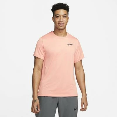 Nike Mens Pro Dri-FIT Short Sleeve Tee - Bleached Coral