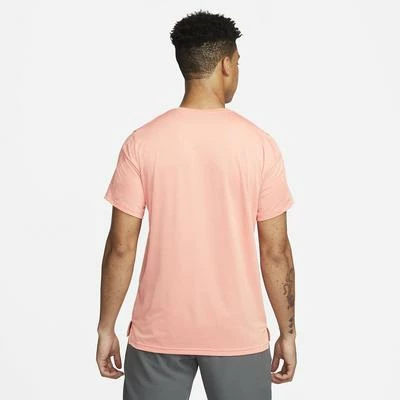 Nike Mens Pro Dri-FIT Short Sleeve Tee - Bleached Coral - Image 2
