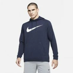 Nike Mens Pull Over Training Hoodie - Obsidian