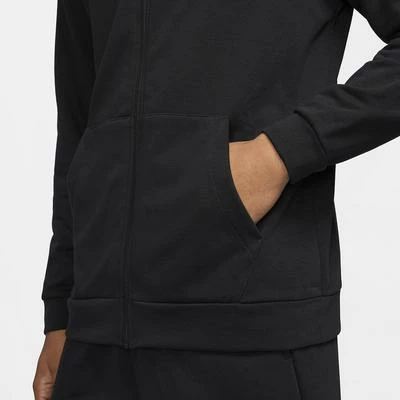 Nike Mens Full Zip Training Hoodie - Black - Image 4