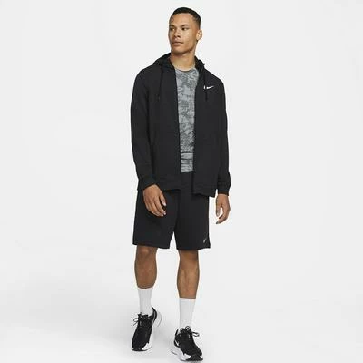Nike Mens Full Zip Training Hoodie - Black - Image 5