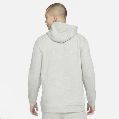 Nike Mens Full Zip Training Hoodie - Light Grey - Image 2
