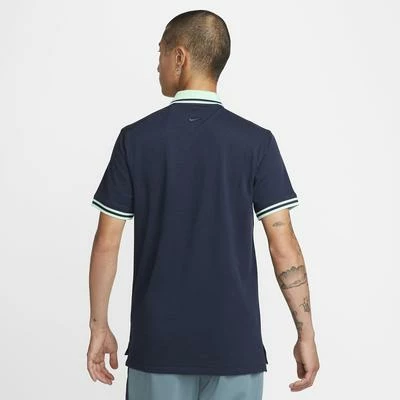 Nike Mens Slim-Fit Polo - Obsidian/Mint Foam 4 Nike Mens Slim-Fit Polo - Obsidian/Mint Foam - Image 2