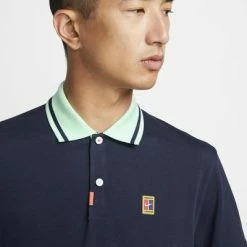 Nike Mens Slim-Fit Polo - Obsidian/Mint Foam 10 Nike Mens Slim-Fit Polo - Obsidian/Mint Foam -Nike Shop DA4379 451 C
