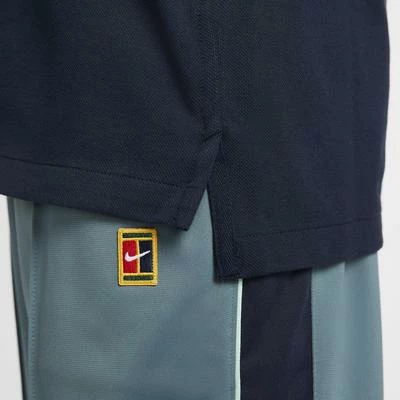 Nike Mens Slim-Fit Polo - Obsidian/Mint Foam 6 Nike Mens Slim-Fit Polo - Obsidian/Mint Foam - Image 4