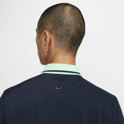 Nike Mens Slim-Fit Polo - Obsidian/Mint Foam 7 Nike Mens Slim-Fit Polo - Obsidian/Mint Foam - Image 5