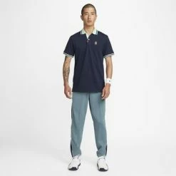 Nike Mens Slim-Fit Polo - Obsidian/Mint Foam 13 Nike Mens Slim-Fit Polo - Obsidian/Mint Foam -Nike Shop DA4379 451 F