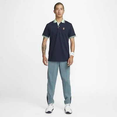 Nike Mens Slim-Fit Polo - Obsidian/Mint Foam 8 Nike Mens Slim-Fit Polo - Obsidian/Mint Foam - Image 6