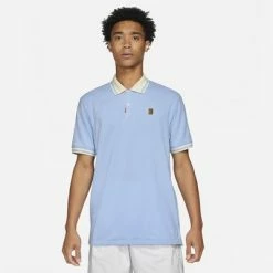 Nike Mens Slim Fit Polo - Aluminium