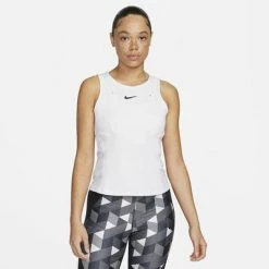 Nike Womens Slam Tennis Tank - White