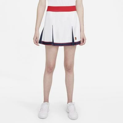 Nike Womens Slam Tennis Skirt - White 3 Nike Womens Slam Tennis Skirt - White