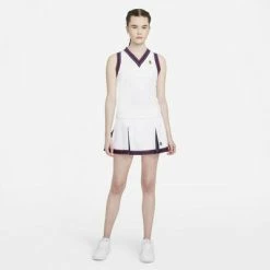 Nike Womens Slam Tennis Skirt - White 15 Nike Womens Slam Tennis Skirt - White -Nike Shop DA4714 100 G