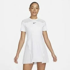 Nike Womens Slam Tennis Dress - White