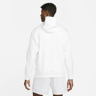 Nike Mens Fleece Hoodie - White - Image 2