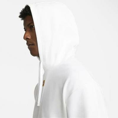 Nike Mens Fleece Hoodie - White - Image 4