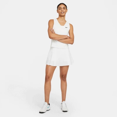 Nike Womens Club Tennis Skirt - White 7 Nike Womens Club Tennis Skirt - White - Image 5