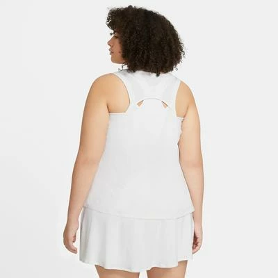 Nike Womens Victory Tank (Plus Size) - White - Image 2