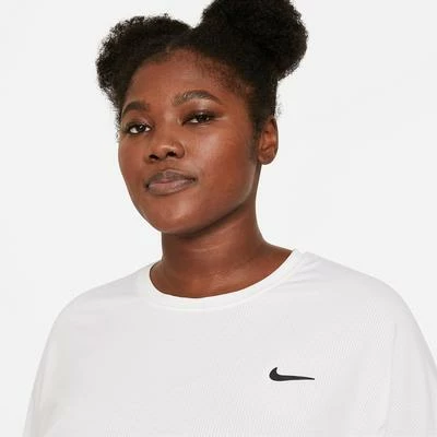 Nike Womens Victory Tee (Plus Size) - White - Image 3