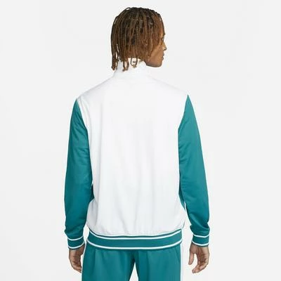 Nike Mens Tennis Jacket - White/Teal 4 Nike Mens Tennis Jacket - White/Teal - Image 2
