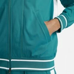 Nike Mens Tennis Jacket - White/Teal 11 Nike Mens Tennis Jacket - White/Teal -Nike Shop DC0620 367 D