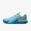 Nike Mens Vapor Cage 4 Rafa Tennis Shoes - Baltic Blue/Vivid Orange