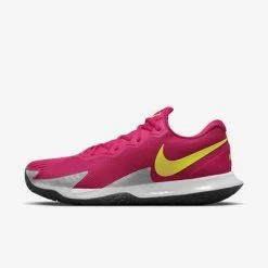 Nike Mens Vapor Cage 4 Rafa Tennis Shoes - Mystic Hibiscus/Yellow Strike