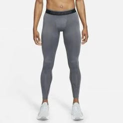 Nike Mens Pro Dri-FIT Tights - Grey Heather