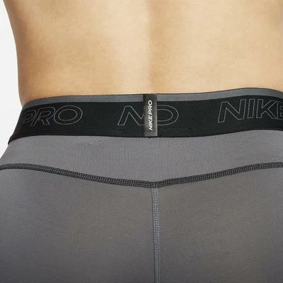 Nike Mens Pro Dri-FIT Shorts - Iron Grey 7 Nike Mens Pro Dri-FIT Shorts - Iron Grey - Image 5